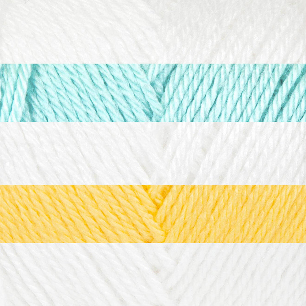 Pastel Peaks Baby Blanket Kit