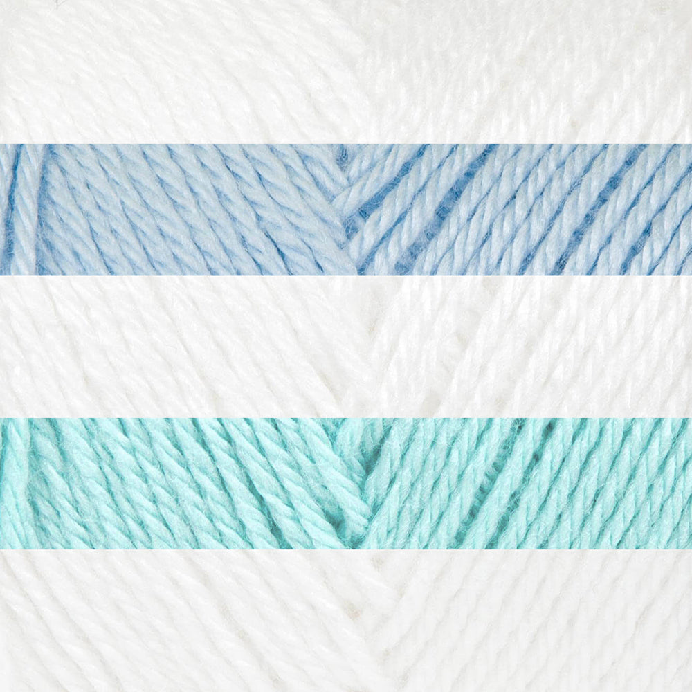 Pastel Peaks Baby Blanket Kit