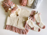 Hooded Unicorn Child & Adult Poncho and Socks