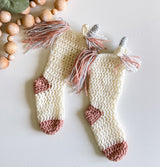 Hooded Unicorn Child & Adult Poncho and Socks