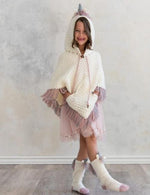 Hooded Unicorn Child & Adult Poncho and Socks