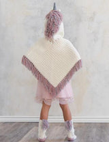 Hooded Unicorn Child & Adult Poncho and Socks