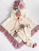 Hooded Unicorn Child & Adult Poncho and Socks