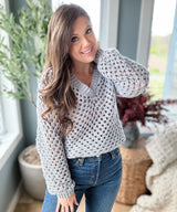 Granny Pop V-Neck Sweater