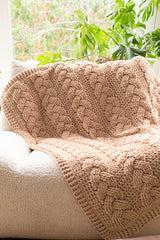 Cozy Cottage Cabled Throw