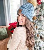 Cozy Cottage Cabled Family Hats