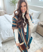 Granny Pop Long Ruana