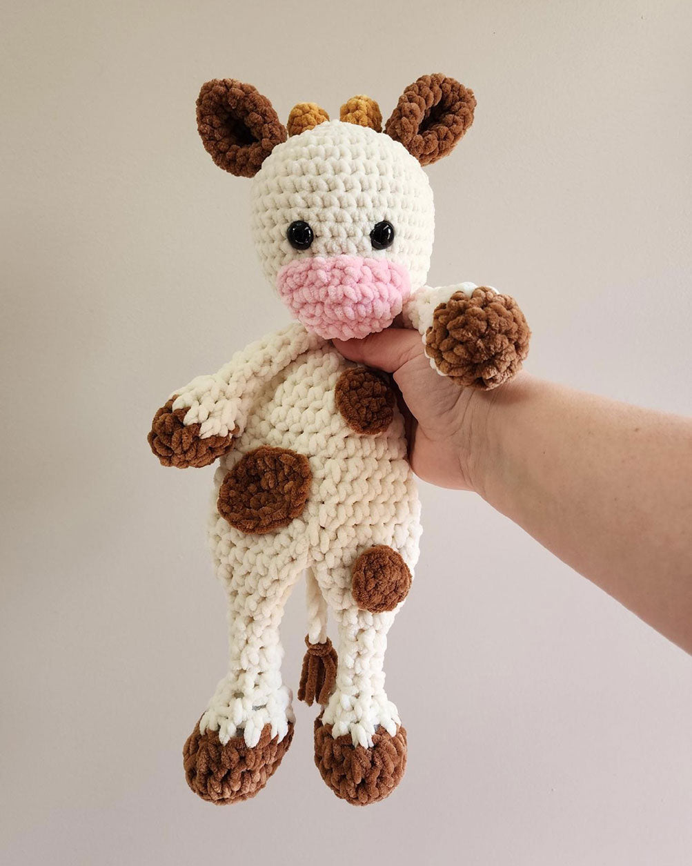 Cow Crochet Snuggler – Mary Maxim Ltd