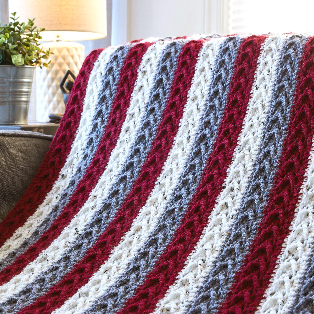 Striped Arrowhead Throw