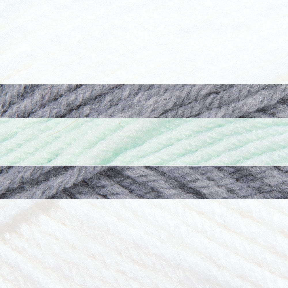 Couverture pour bébé échantillonneur tricolore