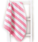 Fruity Stripes Crochet Baby Blanket