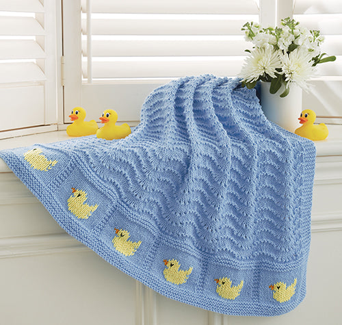Ducks in a Row Baby Blanket – Mary Maxim Ltd