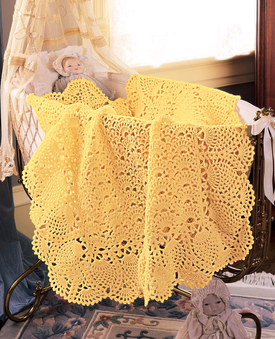 Exquisite Baby Blanket Pattern – Mary Maxim Ltd