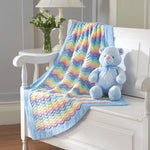Couverture bébé ondulée - Tricoter ou crocheter