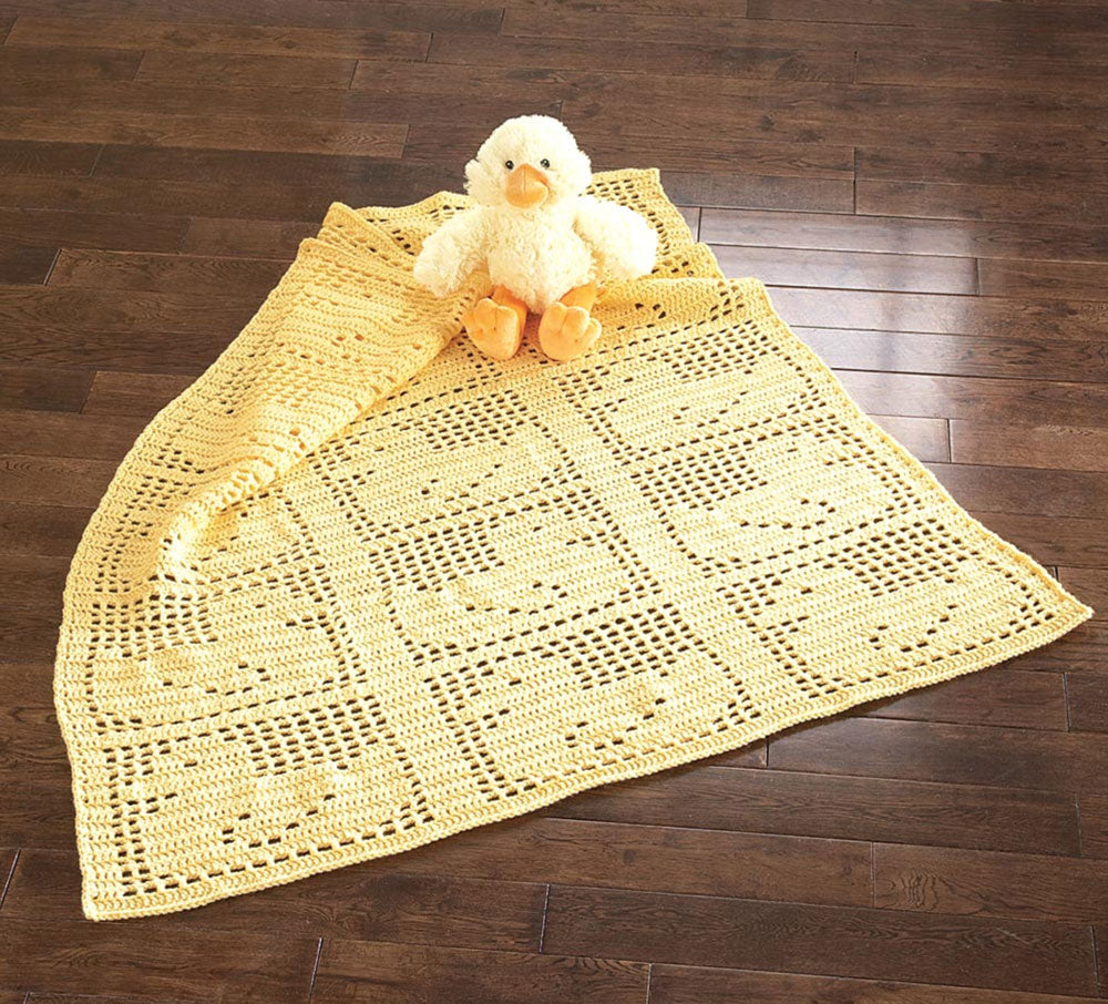 Filet Duckies Blanket