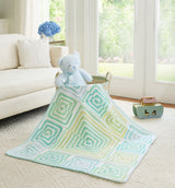 Cattywampus Squares Baby Blanket