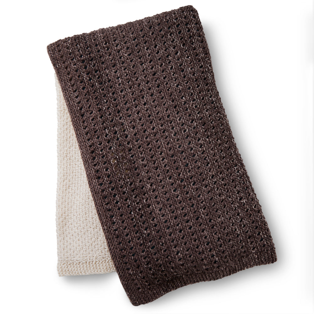 Couverture tricotée Terre et Mer