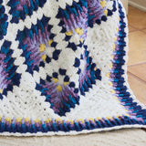 Blue Water Lily Afghan