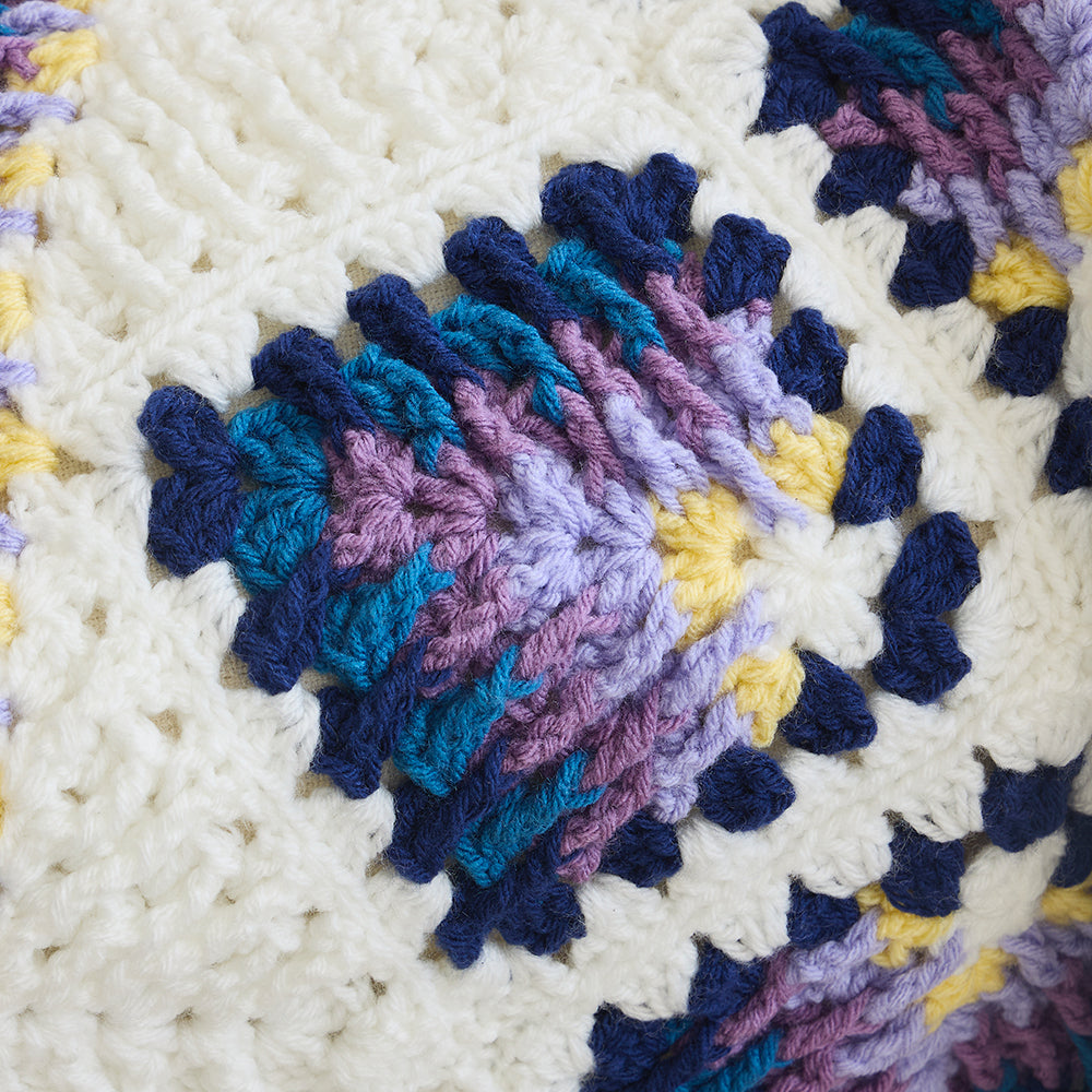 Blue Water Lily Afghan