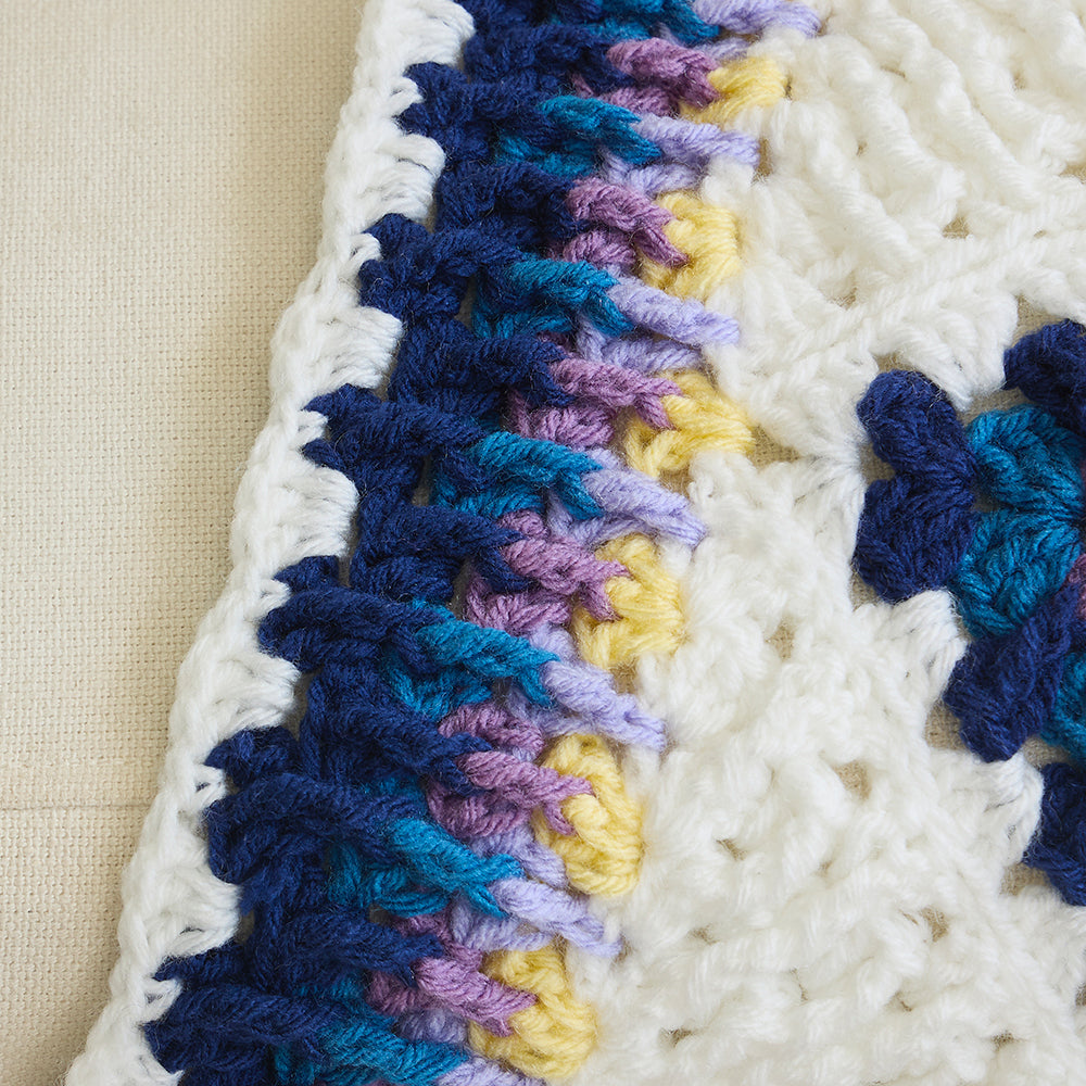 Blue Water Lily Afghan