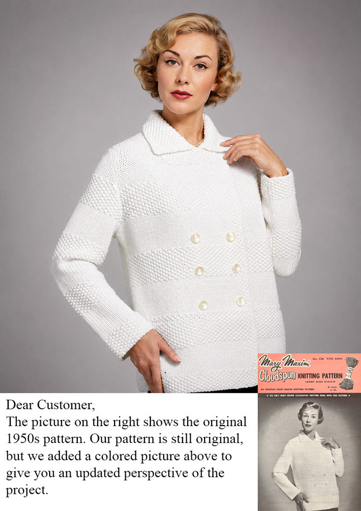Patron de pull Rose Anne