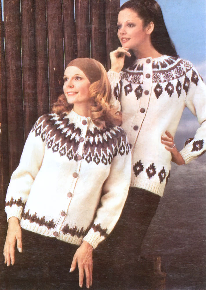 Vintage Knitted Cardigan Pattern