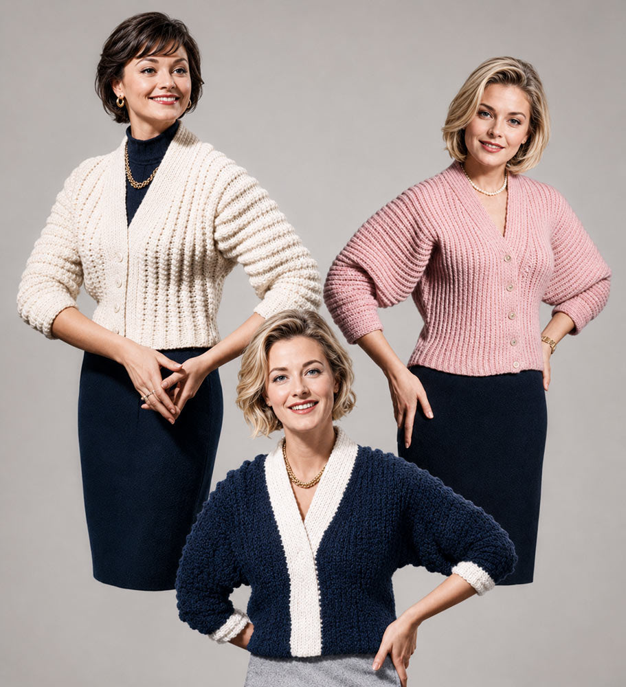 Modèle de cardigan Cortina