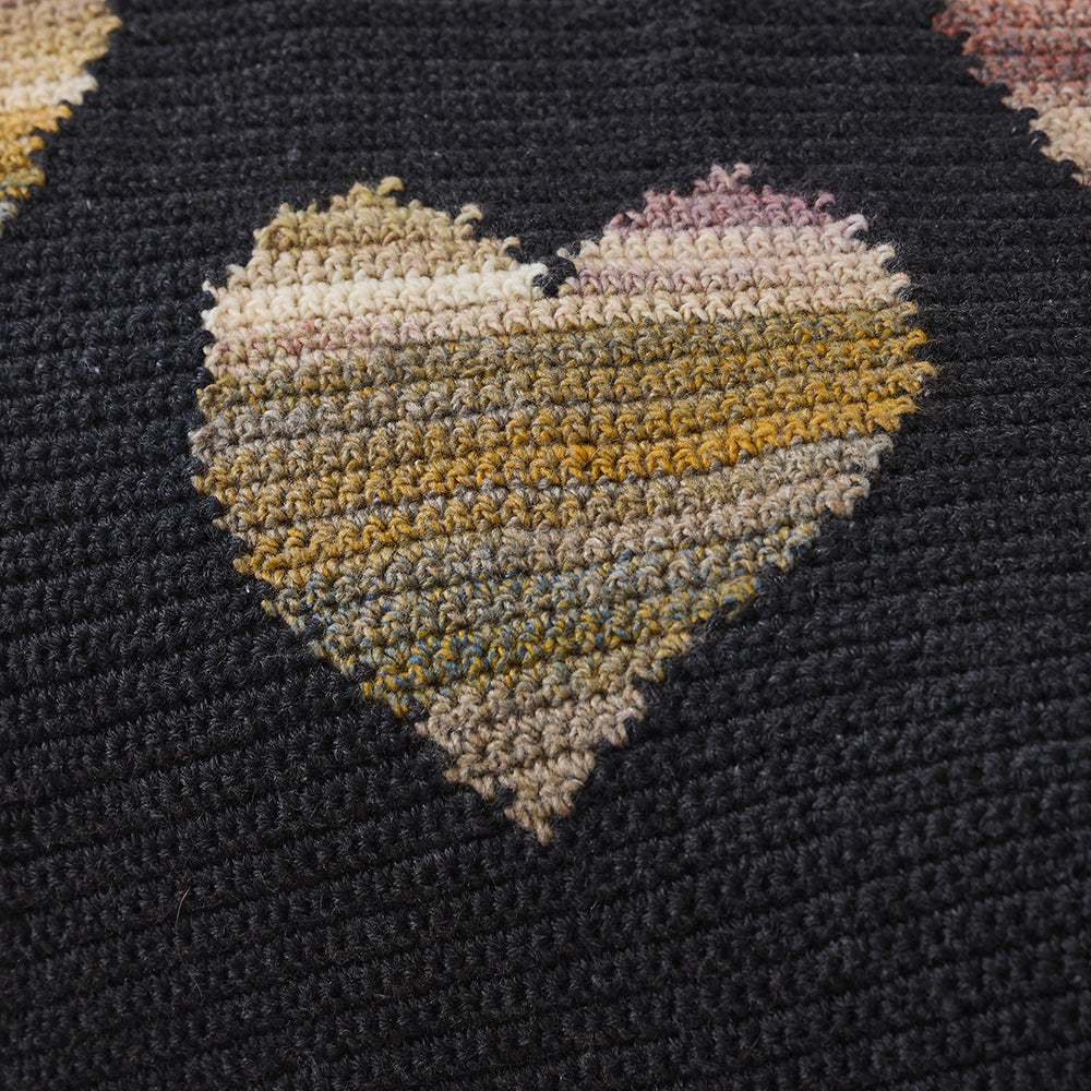 Purrfect Heart Blanket – Mary Maxim Ltd