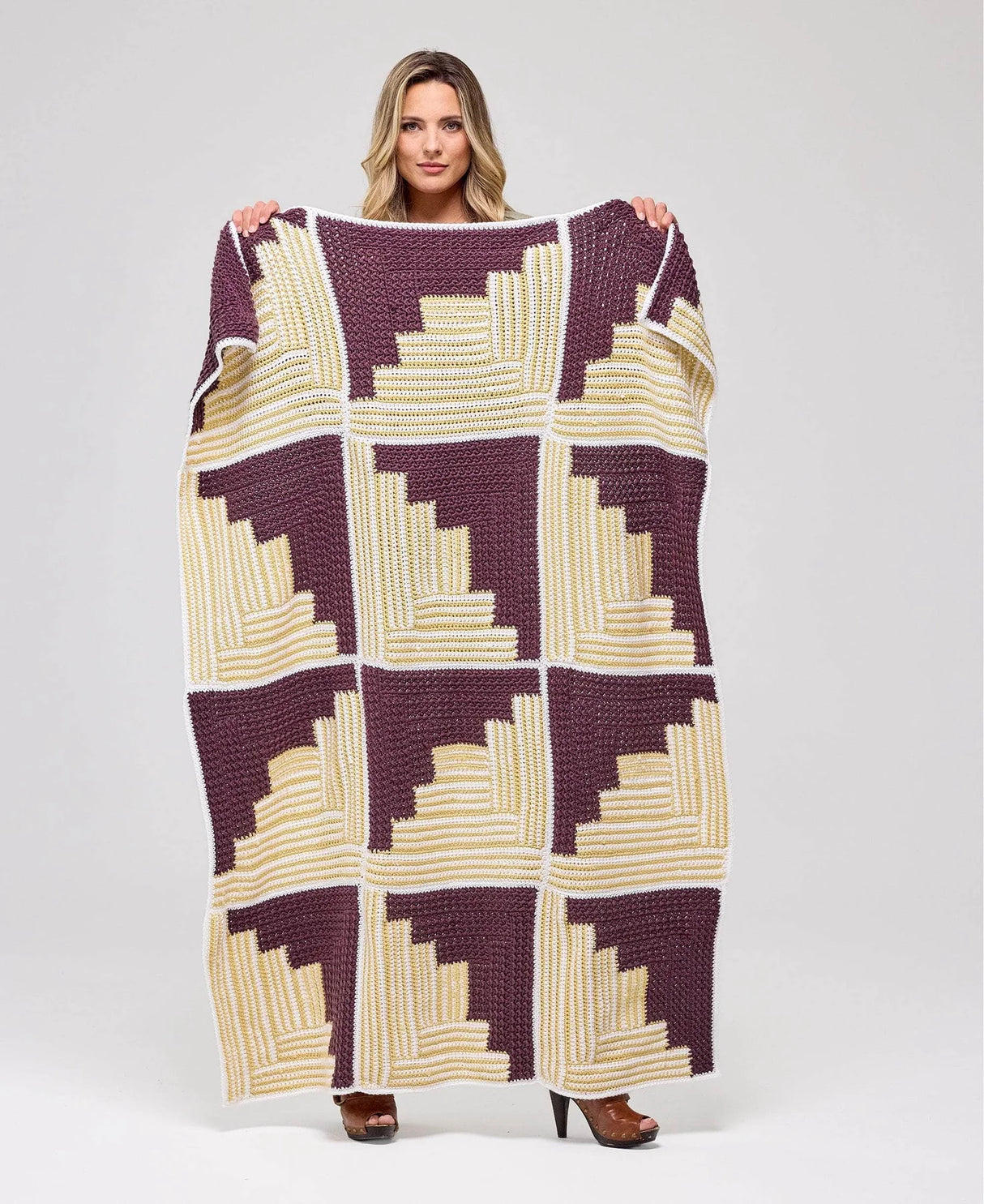 Free Mod Hearth Blanket Pattern
