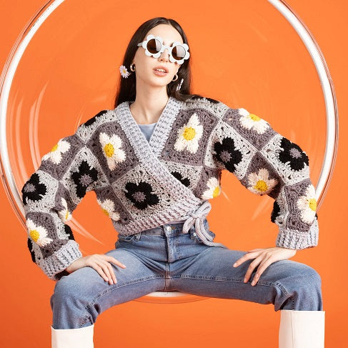 Free Easy Crochet Wrap Cardigan Pattern – Mary Maxim Ltd