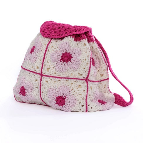 Free Crochet Flower Power Backpack Pattern – Mary Maxim Ltd