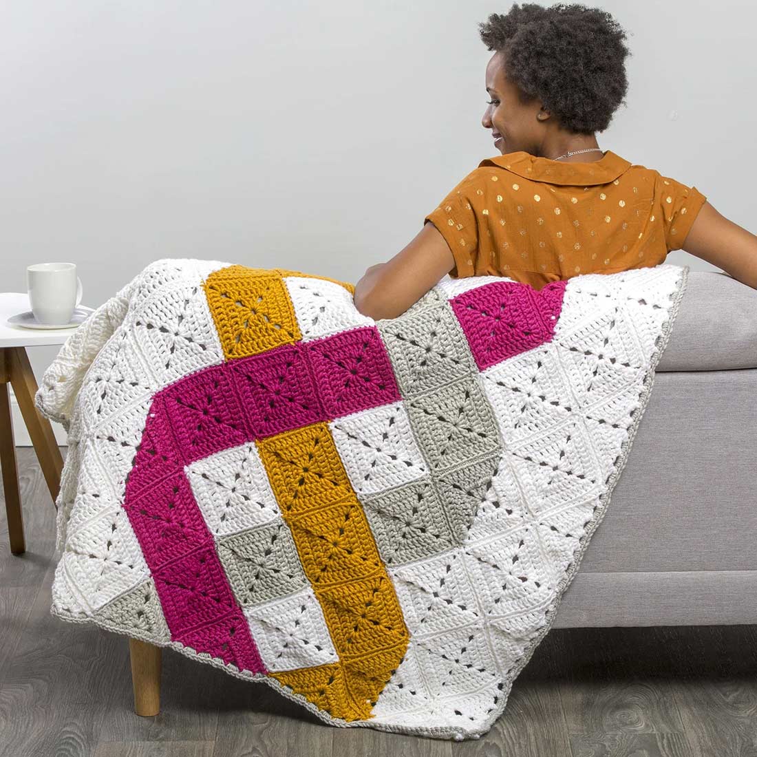 Free Premier's Woven Throw Pattern