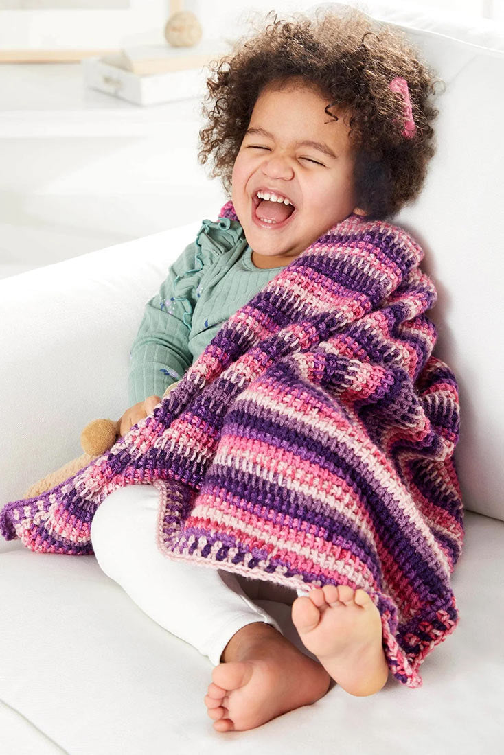 Free Plum Baby Blanket Pattern