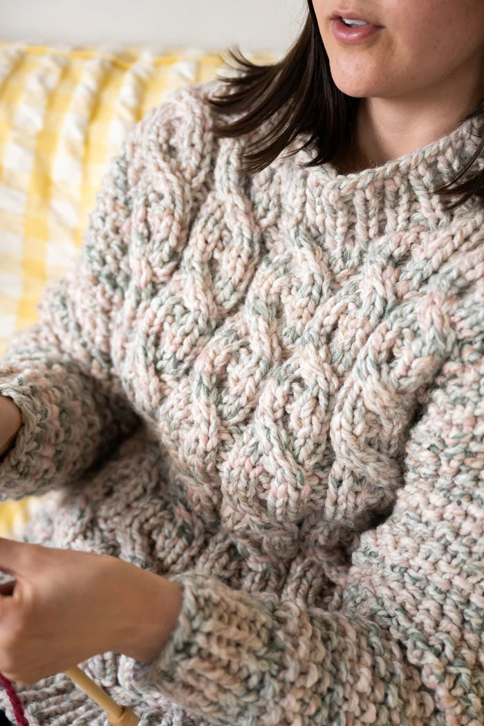 Free Corlears Cable Sweater Pattern – Mary Maxim Ltd