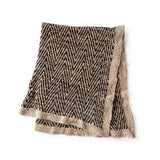 Free Bernat Knit Two Tone Blanket Pattern