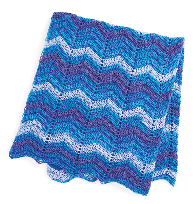 Free Zig Zag Crochet Blanket Pattern – Mary Maxim Ltd