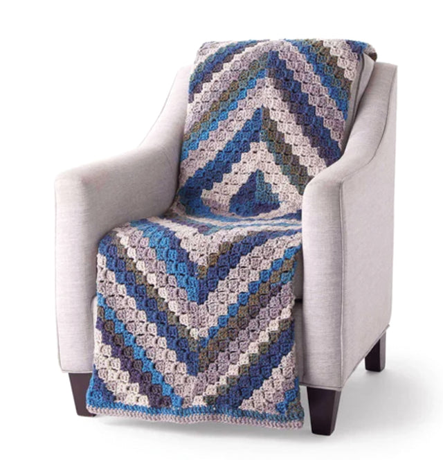 Diffuser Throw Pattern Free Radiating Rectangle Throw Pattern – Mary Maxim Ltd