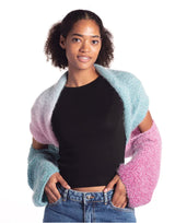 Free Knit Twisted Wrap Pattern