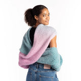 Free Knit Twisted Wrap Pattern