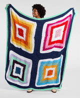 Free Kaleidoscope Corners Blanket Pattern