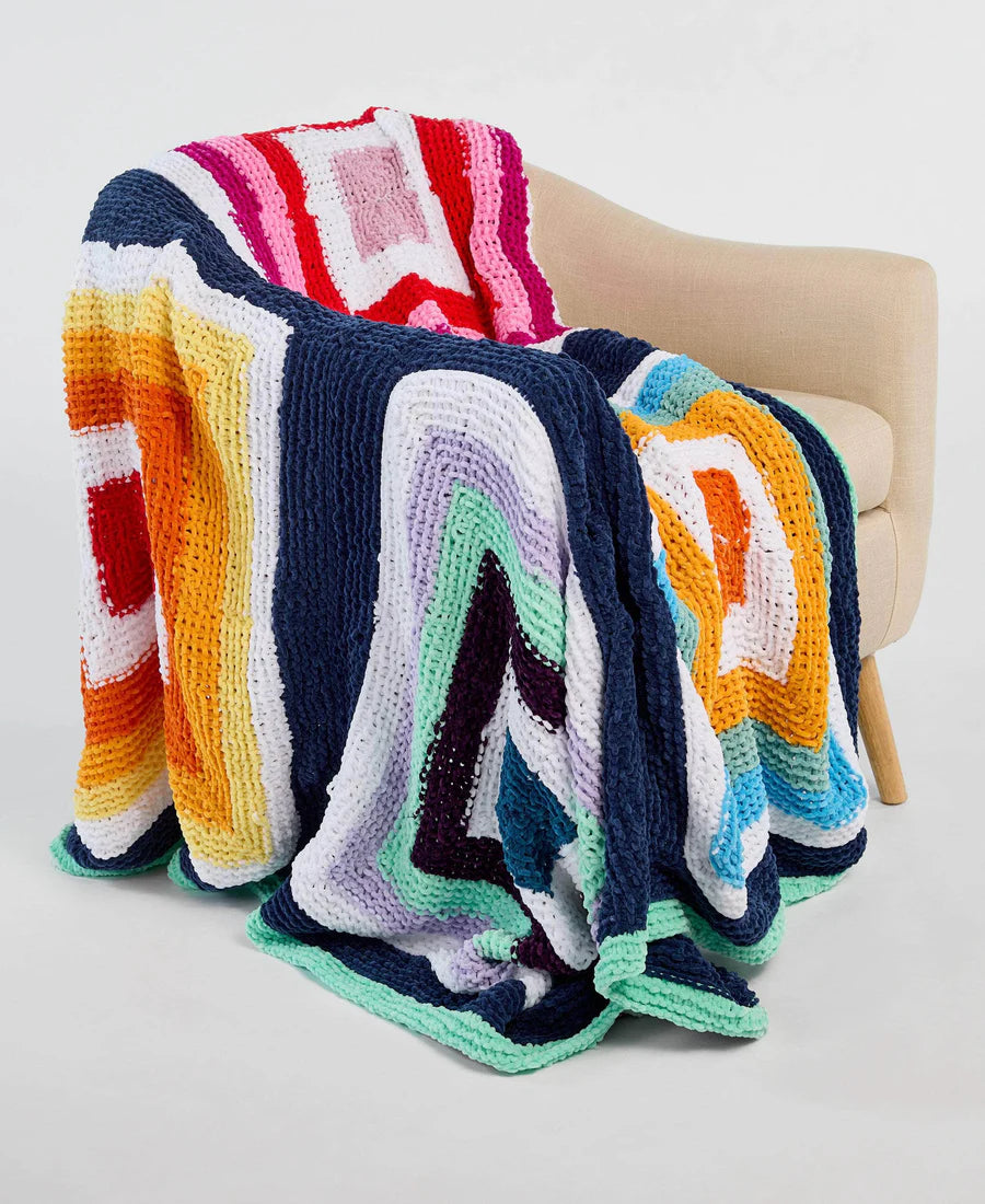 Free Kaleidoscope Corners Blanket Pattern