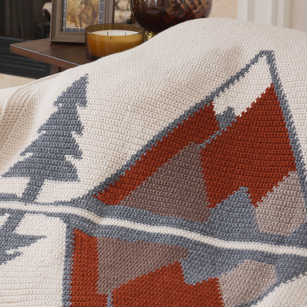 Lake Tahoe Crochet Throw