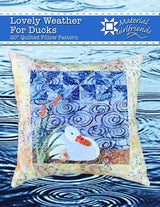 Lovely Weather for Ducks Quilted Pillow Kit