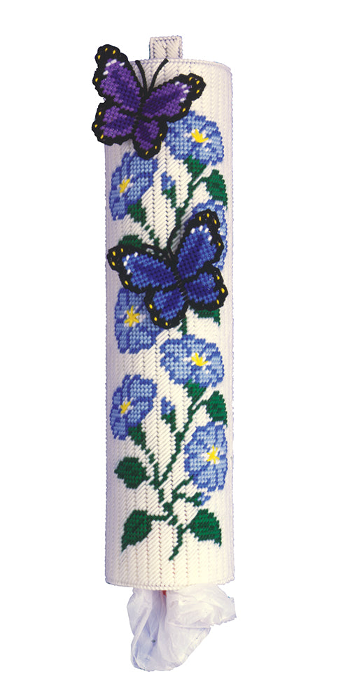 Morning Glory Plastic Bag Dispenser Plastic Canvas Kit