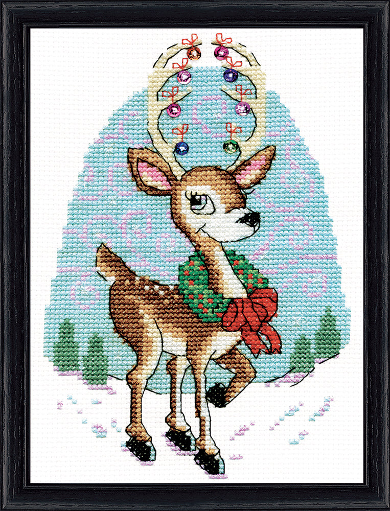 Reindeer Counted Cross Stitch Kit