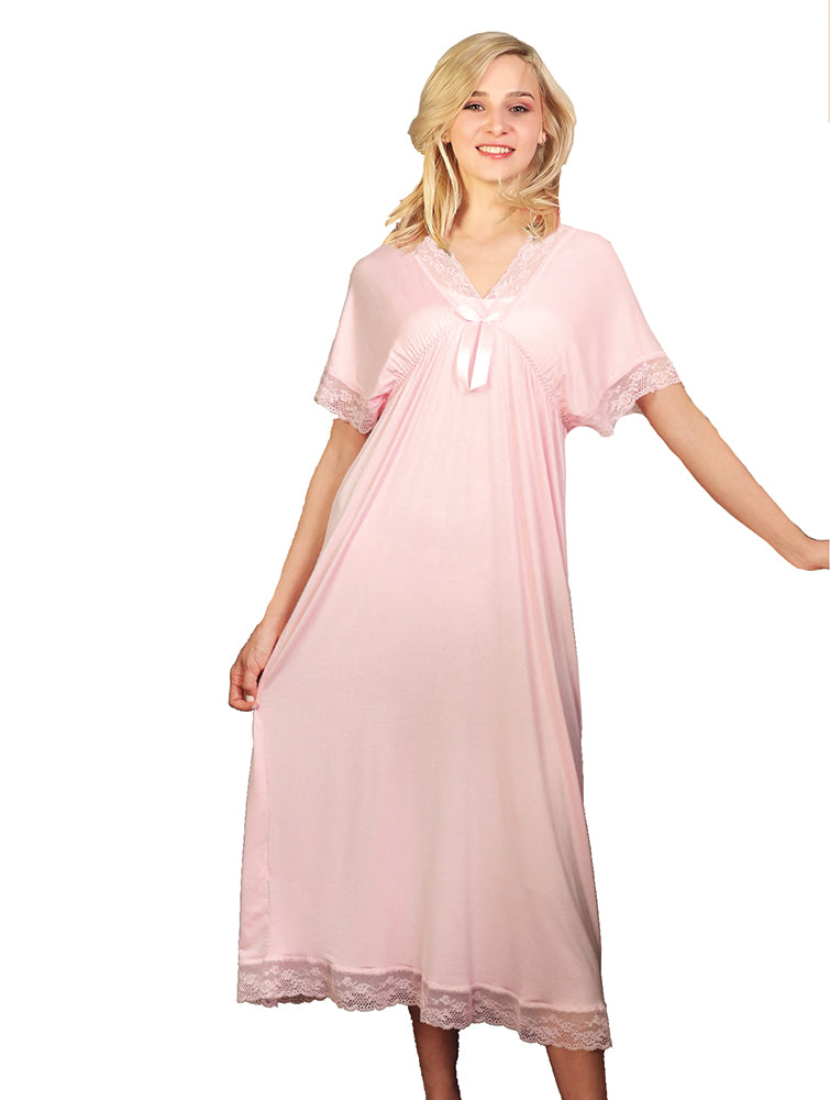 Cotton Feel Ankle Length Night Dress