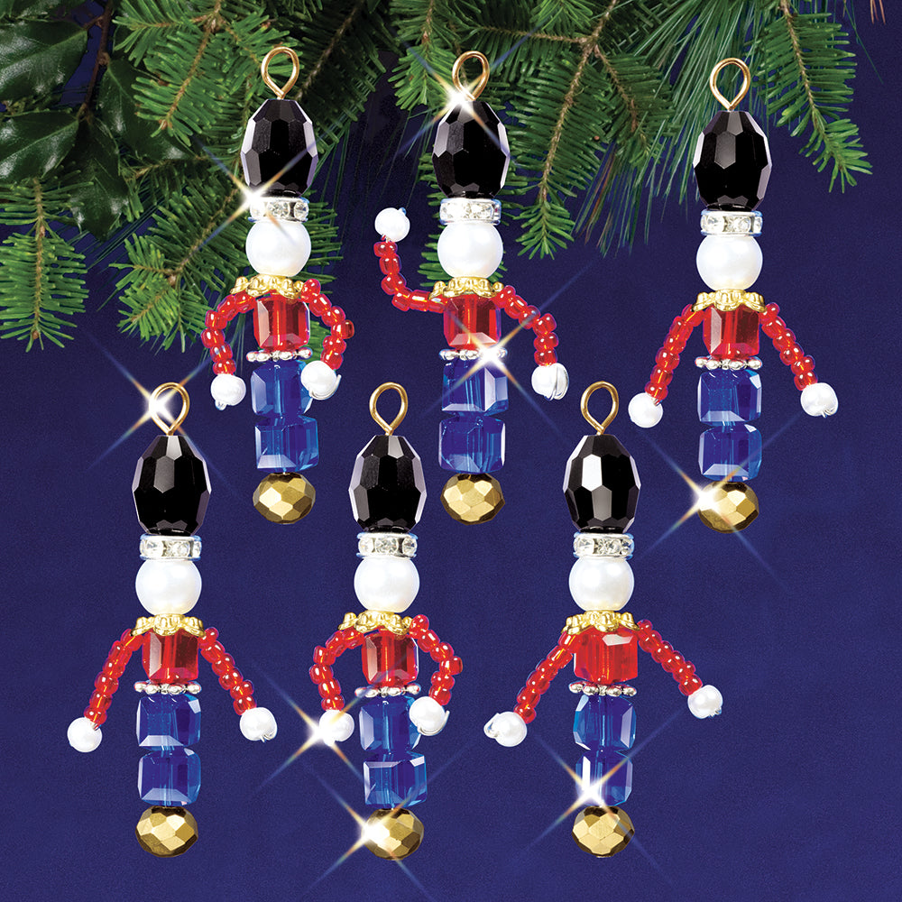 Toy Soldiers Beaded Ornaments Kit