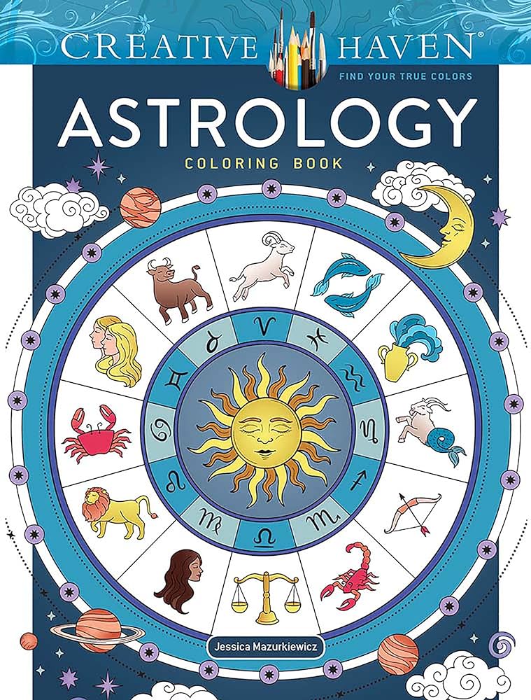 Livre de coloriage d'astrologie