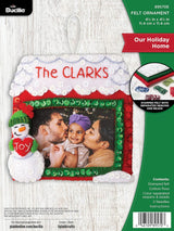Our Holiday Home Felt Ornament Kit