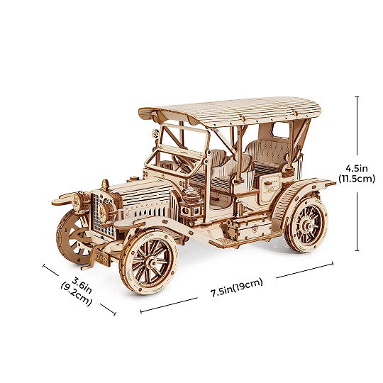 Vintage Car Wood Mechanical Kit